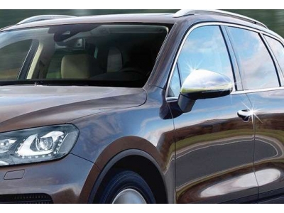 Накладки на зеркала 2 части Omsa_Line для Volkswagen Touareg 2010-2017