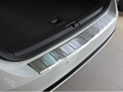 Накладка на задний бампер Croni шлифованная матовая для BMW X5 F15 2013-2018