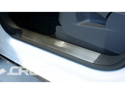 Накладки на внутренние пороги Croni шлифованные матовые 4 штуки для Volkswagen Jetta 6 2011-2015
