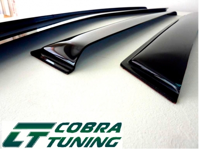 Дефлекторы окон Cobra с хромированным молдингом для Subaru Outback 2015-2021
