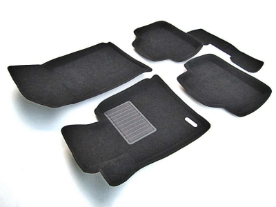 Коврики текстильные 3D Euromat чёрные Original Business для BMW 3 F30/4 F32/33 2011-2021