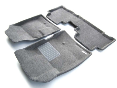Коврики текстильные 3D Euromat серые Original Business на Chevrolet Captiva/Opel Antara № EMC3D-001503G