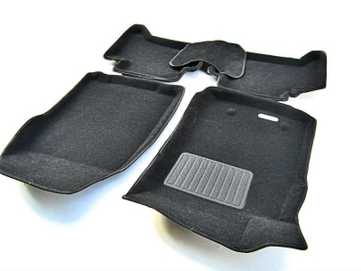 Коврики текстильные 3D Euromat чёрные Original Business на Chevrolet TrailBlazer № EMC3D-001512