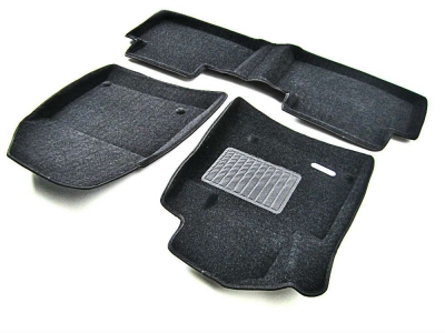 Коврики текстильные 3D Euromat чёрные Original Business на Citroen C5 № EMC3D-001712