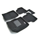 Коврики текстильные 3D Euromat чёрные Original Business для Ford Focus 3 2011-2021