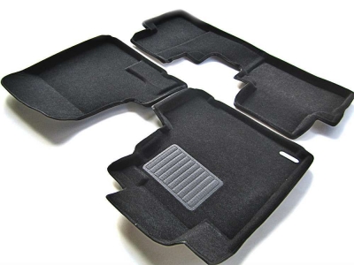Коврики текстильные 3D Euromat чёрные Original Business на Honda CR-V № EMC3D-002606