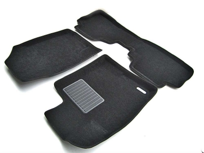 Коврики текстильные 3D Euromat чёрные Original Business на Honda CR-V № EMC3D-002611