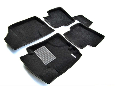 Коврики текстильные 3D Euromat чёрные Original Business для Hyundai i30/Elantra/Kia Ceed/Cerato 2006-2012