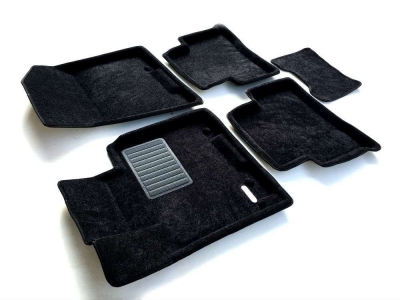 Коврики текстильные 3D Euromat чёрные Original Business на Hyundai Tucson № EMC3D-002724