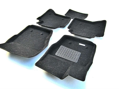 Коврики текстильные 3D Euromat чёрные Original Business на Land Rover Range Rover Sport/Vogue № EMC3D-003106