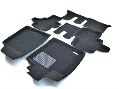 Коврики текстильные 3D Euromat чёрные Original Business на Nissan Pathfinder/Infiniti JX35/QX60 № EMC3D-003723