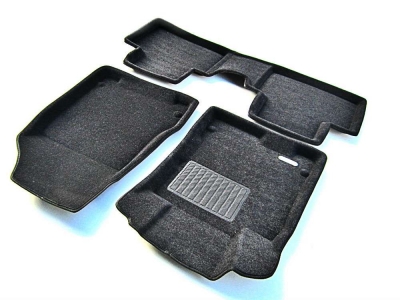 Коврики текстильные 3D Euromat чёрные Original Business на Renault Koleos № EMC3D-004205