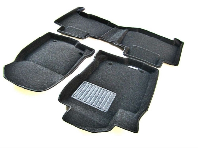 Коврики текстильные 3D Euromat чёрные Original Business на Toyota RAV4 № EMC3D-005125