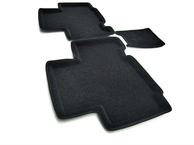 Коврики текстильные 3D Euromat чёрные Original Business для Toyota RAV4 2006-2013