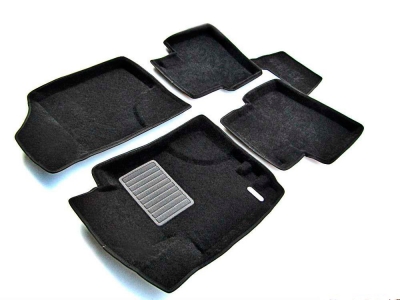 Коврики текстильные 3D Euromat чёрные Original Business на BMW 1 F20/2 F22 № EMC3D-001213