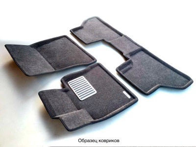 Коврики текстильные 3D Euromat серые Original Lux для Chevrolet Cruze/Opel Astra J 2009-2021
