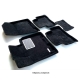 Коврики текстильные 3D Euromat чёрные Original Lux для Mitsubishi Pajero 4 2006-2023