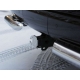 Заглушка на фаркоп с логотипом Lexus из нержавеющей стали ТСС для Lexus LX-570/450d 2015-2021