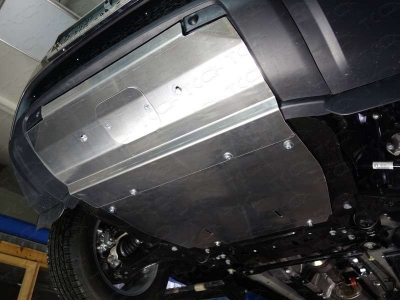 Защита радиатора ТСС алюминий 4 мм для Land Rover Discovery Sport 2014-2021