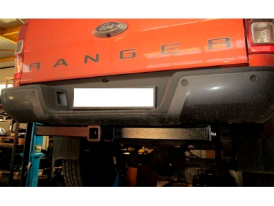 Фаркоп Бизон, тип шара Е, с хромированной накладкой для Ford Ranger 2012-2015