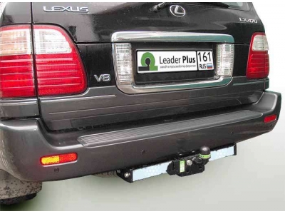 Фаркоп с нержавеющей пластиной Лидер-Плюс для Lexus LX-470/Toyota Land Cruiser 100 1998-2007