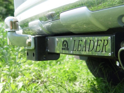 Фаркоп с нержавеющей пластиной Лидер-Плюс для Toyota Land Cruiser Prado 120/150/Lexus GX460 2002-2019