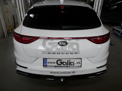 Фаркоп оцинкованный Kia ProCeed 2018- быстросъемное крепление шара