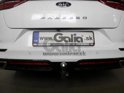Фаркоп оцинкованный Kia ProCeed 2018- быстросъемное крепление шара