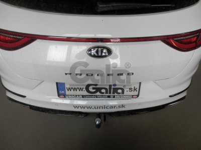 Фаркоп оцинкованный Kia ProCeed 2018- быстросъемное крепление шара