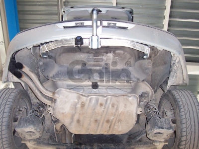 Фаркоп оцинкованный Galia шар BMA съёмный на лифтбек для Renault Laguna 2 2001-2007
