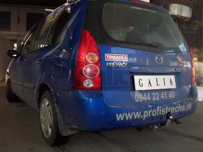 Фаркоп оцинкованный Mazda Premacy 1999-2004 условно-съемное крепление шара