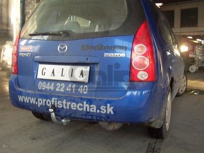 Фаркоп оцинкованный Mazda Premacy 1999-2004 условно-съемное крепление шара