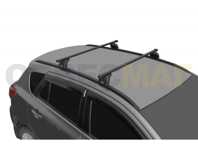 Багажная система LUX с прямоугольными дугами 110 мм на авто без рейлингов