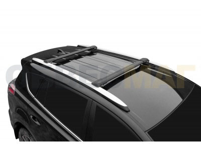 Багажная система Lux Хантер L53-B черная для автомобилей с рейлингами