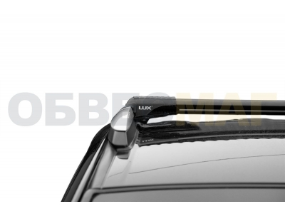 Багажная система Lux Хантер L56-B черная для автомобилей с рейлингами