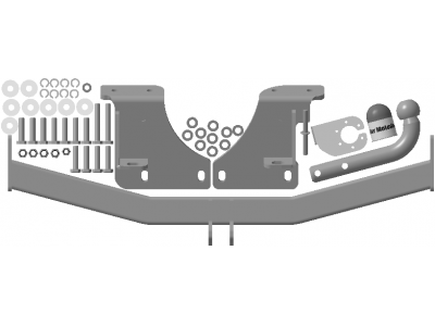 Фаркоп Мотодор оцинкованный для Ford Explorer 2015-2017