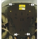 Защита картера и КПП Мотодор сталь 2 мм для Audi A6 2004-2010