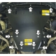 Защита картера, КПП, радиатора Мотодор сталь 2 мм для Audi A4 2001-2007