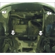Защита картера и КПП Мотодор сталь 2 мм для Citroen C5 2001-2004