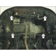 Защита картера и КПП Мотодор сталь 2 мм для Citroen C2/C3 2002-2010