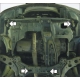 Защита картера и КПП Мотодор сталь 2 мм для Mazda 626 1997-2003 01106