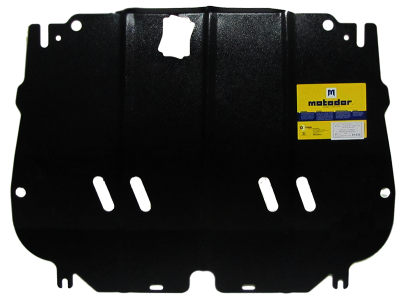 Защита картера и КПП Мотодор сталь 2 мм для Nissan Qashqai/Qashqai +2 № 01434