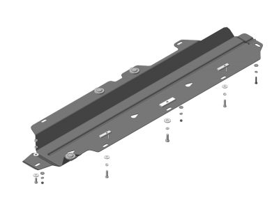 Защита топливных трубок Мотодор сталь 2 мм для Renault Duster № 01733