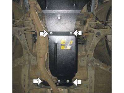 Защита АКПП Мотодор сталь 2 мм для Subaru Outback/Legacy/Impreza/Impreza Wrx 2003-2011
