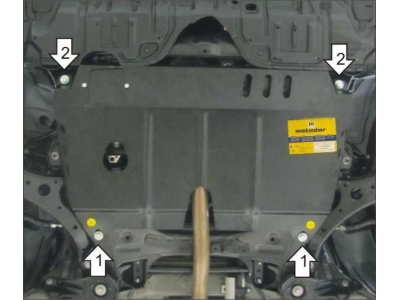 Защита картера и КПП Мотодор сталь 2 мм для Toyota Venza/Camry/Lexus ES250 2011-2018 02562