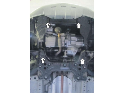 Защита картера и КПП Мотодор сталь 2 мм для Chevrolet Cobalt 2013-2016 03036