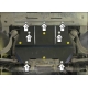 Защита картера двигателя Мотодор сталь 2 мм для Jaguar XJ 2003-2009