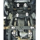 Защита картера, КПП и РК Мотодор сталь 3 мм для Nissan Patrol/Infiniti QX56 2010-2021