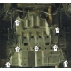 Защита КПП и РК Мотодор сталь 3 мм для Nissan Patrol 2005-2009
