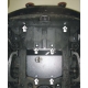 Защита картера, радиатора и дифференциала Мотодор сталь 3 мм для SsangYong Stavic 2013-2021
